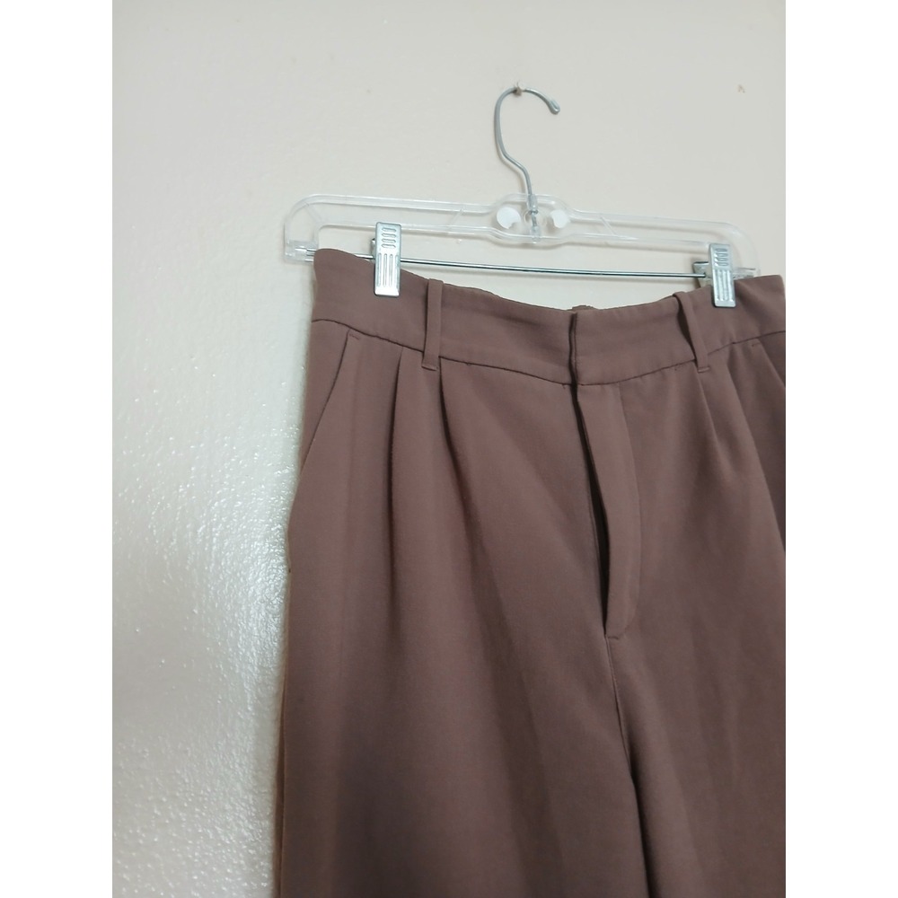 Abercrombie Pants Medium Long Sloane Pleated Wide Leg Trouser Pants Preppy - Picture 3 of 13